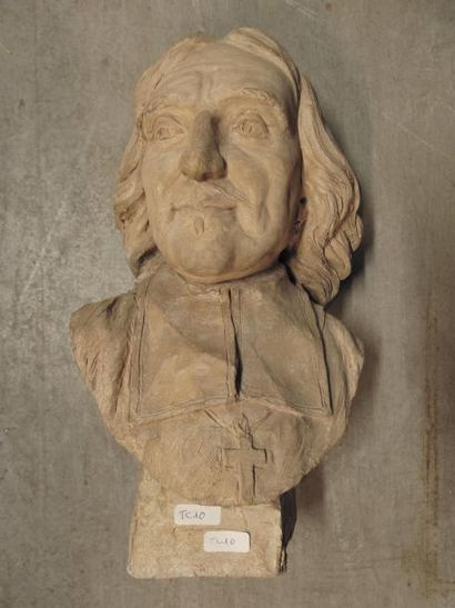 École Française du XIXe siècle Jacques-Bénigne Bossuet (1627-1704)
Buste en terre...