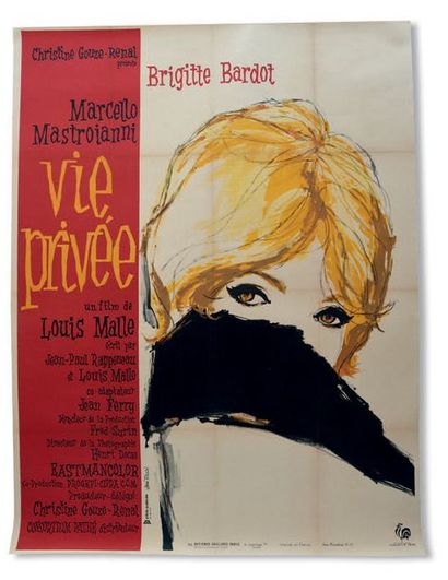 null Affiche du film «Vie privée» un film de Louis Malle
Imp. Affiches Gaillard Paris...