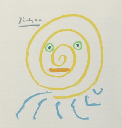 Picasso, Pablo (1811 Malaga - Mougins 1973), d'après. 4 lithographies en offset couleur... Gazette Drouot