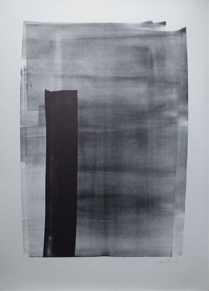 null HARTUNG Hans 

Lithographie 1976 

signée en bas à droite, format 105 x 75 cm,...