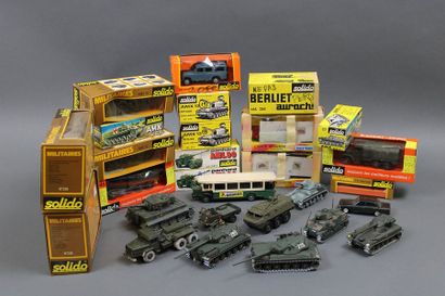 null SOLIDO

Lot important de véhicules militaires dont 18 dans leur boîte : Chars...