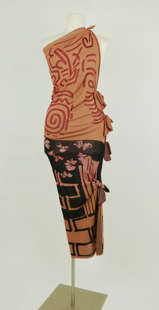 null Vivienne WESTWOOD London

Robe en maille à nouer à motifs Keith Haring, T.L