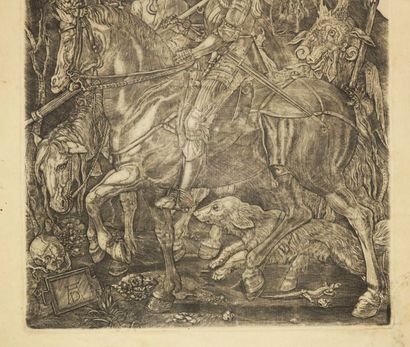 null DÜRER Albrecht (D’APRÈS) (Nüremberg 1471 † 1528), "Knight,death and Devil" ,...