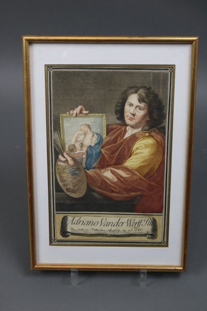 null LOT DE 5 PORTRAITS XVIIIe - DOMENICO Campaglia Giovanni (D’APRÈS) (1692-1768)....
