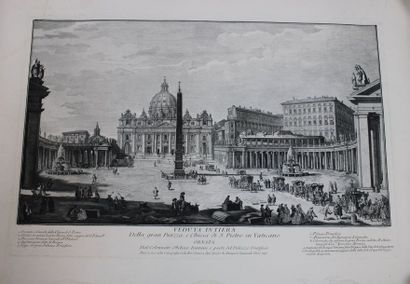 null PANINI Francesco (D’APRÈS) (1745-1812). Veduta intiera Della gran Piazza, et...