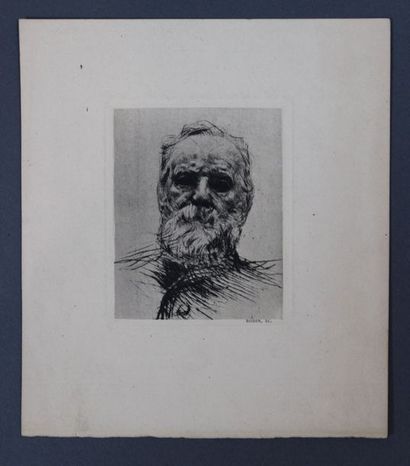 null RODIN Auguste (D’APRÈS) (1840-1917). 

Portrait de Victor Hugo. Reproduction...