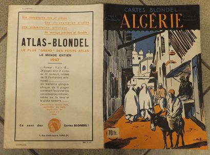 null ALGERIE - Cartes Blondel, échelle 1/1.250.000e, Blondel la Rougery - Editeur,...