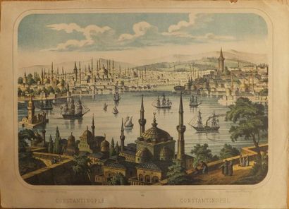 null TURQUIE – CONSTANTINOPLE. XIXe siècle. Constantinople, lithographie par F. WENTZEL,...