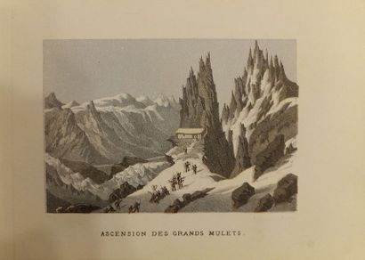 null HAUTE SAVOIE (74) - Ascension des Grands Mulets, lithographie Lelièvre-Drache...