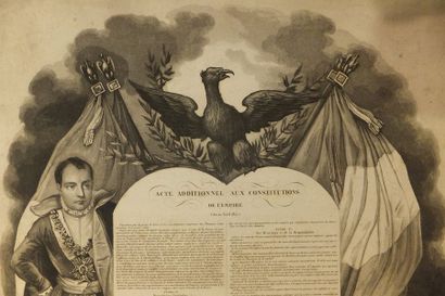 null NAPOLEON - Acte Additionnel Aux Constitutions De L'Empire (du 22 avril 1815),...