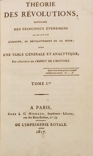 null FERRAND (Antoine-François-Claude)

Théorie des Révolutions, rapprochée des principaux...