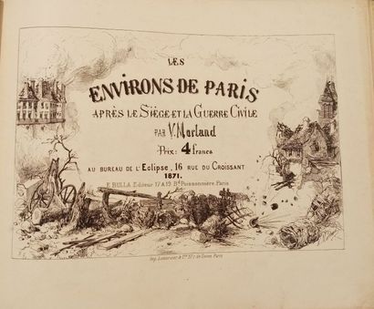 null PARIS - ALBUM 

The Two Seats of Paris. Picturesque album. Drawings by Messrs...