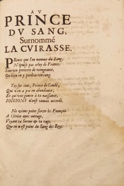 MAZARINADES - Recueil de pièces 
Paris, 1649-1652,...