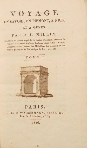 null MILLIN (Aubin-Louis)

Voyage en Savoie, en Piémont, à Nice, et à Gênes [Avec...