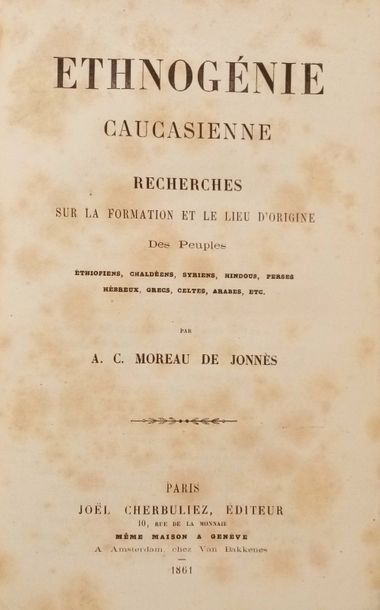 null MOREAU DE JONNES (Alexandre-César)

Ethnogénie caucasienne. Recherches sur la...