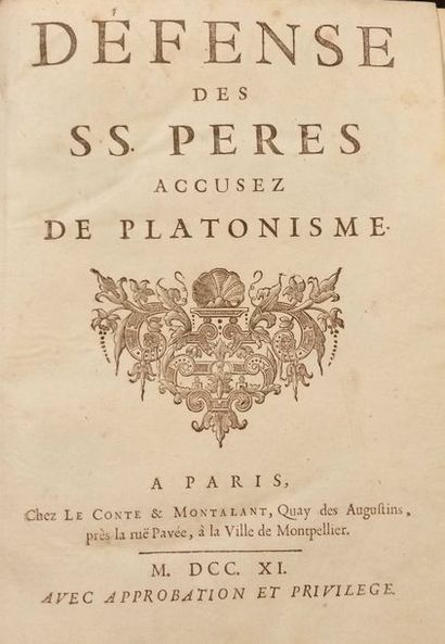 null BALTUS (Jean-François)

Defense of the SS. Fathers accuse of platonism

Paris,...