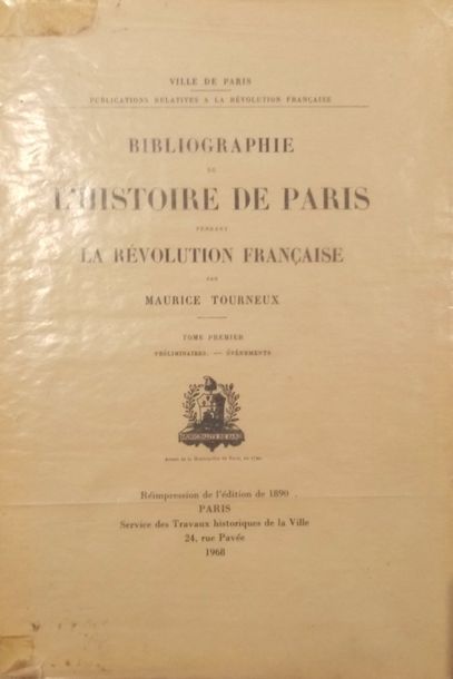null TOURNEUX (M.)

Bibliographie de l'histoire de Paris pendant la Révolution française

Paris,...