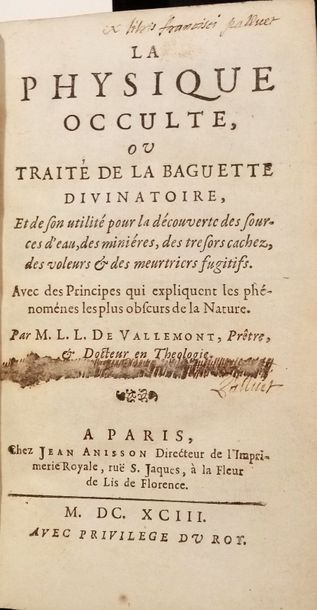 null VALLEMONT

Occult Physics, or Treatise on the divining rod, and its use in the...