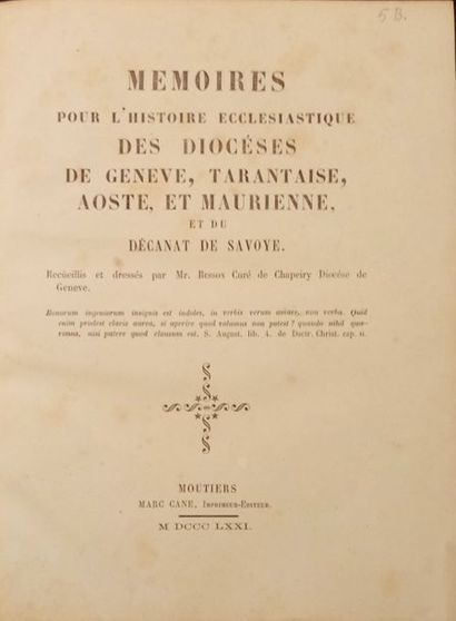 null BESSON (Joseph-Antoine)

Mémoires pour l'histoire ecclésiastique des diocèses...