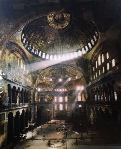 null LESSING Erich (1923-2018). Hagia Sophia, Istanbul. Circa 1978. Grand tirage...