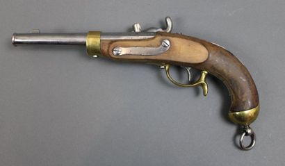 null Pistolet de cavalerie allemand à percussion modèle 1850, canon rond en acier...