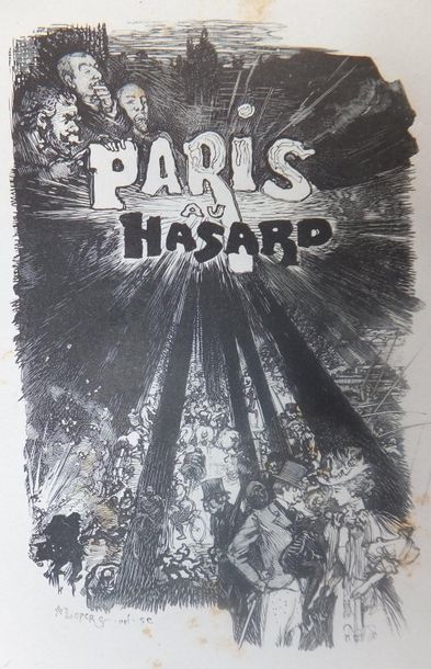 null LEPÈRE Auguste (1849-1918). Paris au Hasard. 1895. Album in-8° en feuilles,...
