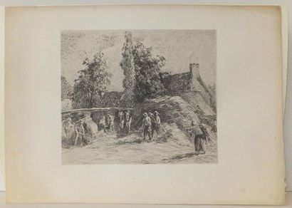 null PISSARRO Camille (1831-1903) (D’APRÈS). Planche n°1 de l’Album de 25 lithographies...