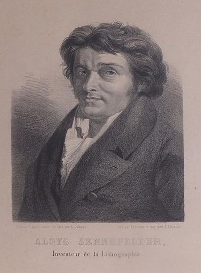 null QUAGLIO Lorenzo (le jeune, dit) (Munich 1793-1869) (D’APRÈS). Portrait d’Aloys...