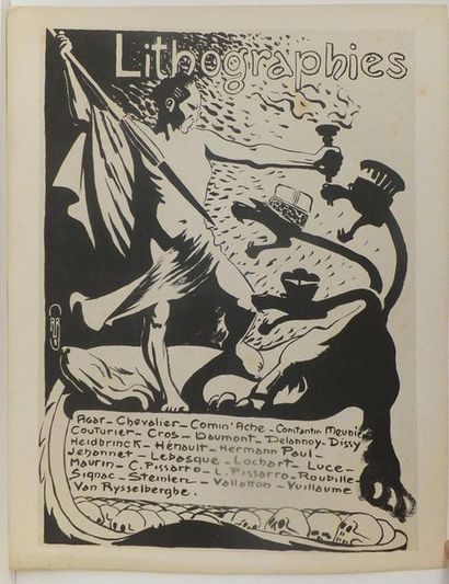null ROUBILLE Auguste-Jean-Baptiste (1872-1955). Frontispice-affiche pour Les Temps...