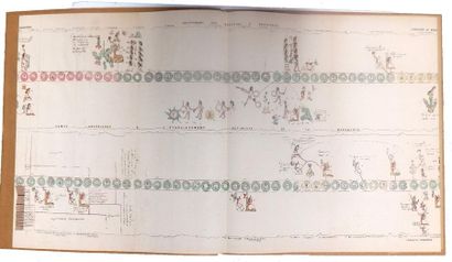 null MEXIQUE – TEPECHPAN – Fin XIXe. Mappe de Tepechpan (histoire synchronique et...