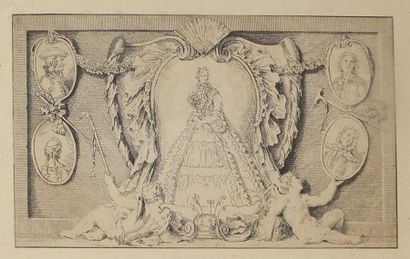null FRENCH ANONYMS (1st half of the 18th century). [Mode Figure]. Etching. Circa...