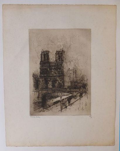 null PARIS (75) - NOTRE-DAME, early 20th century. BOGGS Frank (Springfield 1855 -...