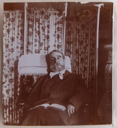 null DEGAS Edgar (1834-1917). Portrait de Ludovic Halévy. Vers 1895. Photographie....
