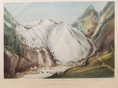 null SUISSE – ALPES – XIXe. HOGARD Henri Charles (1808-1880) (D’APRÈS). Glacier d’Aletsch....