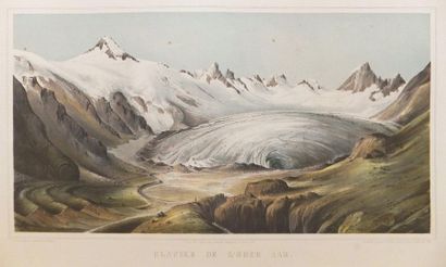 null SWITZERLAND - 19th century. HOGARD Henri Charles (1808-1880) (AFTER). Glacier...