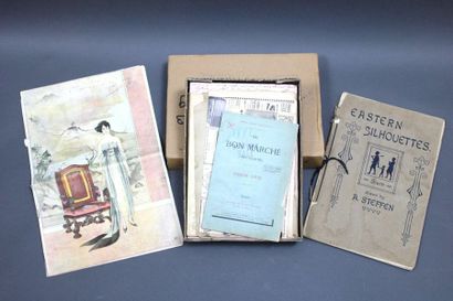 null Lot of catalogues of Le Bon Marché: Summer 1882, 1906, 1908, 1909, 1911, 12,...