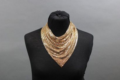 null PACO RABANNE

Articulated gold-plated metal necklace with its cover