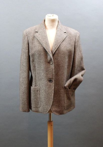 null JIL SANDER

Beige and brown mottled cashmere jacket, T.42