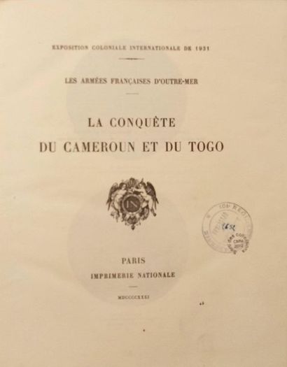 null WEITHAS, REMY and CHARBONNEAU

The Conquest of Cameroon and Togo

Paris, Imprimerie...