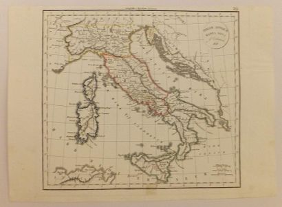 null EUROPE - ITALIE - CORSE - SARDAIGNE - 5 cartes: 1) L'Italie, issue de Voyage...