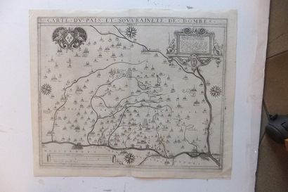 null FRANCE - LYONNAIS (69) - Carte du pais et Souverainete de Dombes - 1617 - Le...