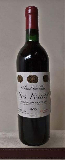 null 1 bouteille CLOS FOURTET - St. Emilion Grand cru 1986