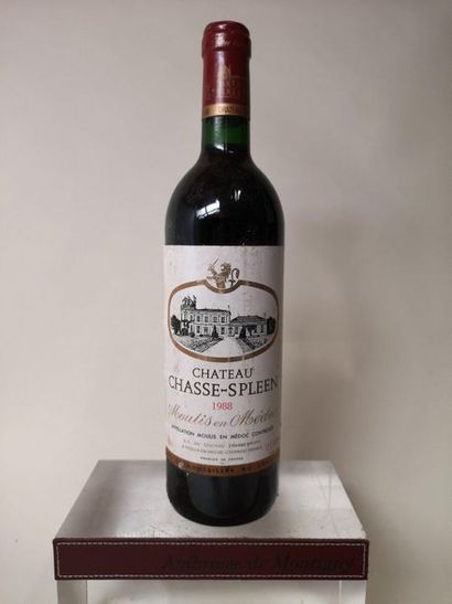 null 1 bouteille CHÂTEAU CHASSE SPLEEN - Moulis 1988