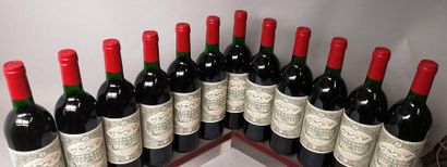 null 12 bouteilles CHÂTEAU DULUC 2nd vin du CHATEAU BRANAIRE DUCRU - St. Julien 1986
9...