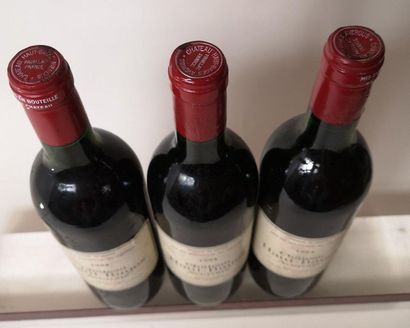 null 3 bouteilles CHÂTEAU HAUT BAGES AVEROUS 2nd vin de CHÂTEAU LYNCH BAGES - Pauillac...