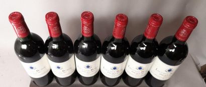 null 6 bouteilles LACOSTE BORIE - 2nd vin de CHÂTEAU GRAND PUY LACOSTE - Pauillac...
