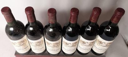 null 6 bouteilles CHÂTEAU ROCHEMORIN - Pessac Léongnan 1986