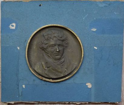 null [Aloys SENEFELDER's three-quarter-face portrait of Aloys SENEFELDER] Medallion...