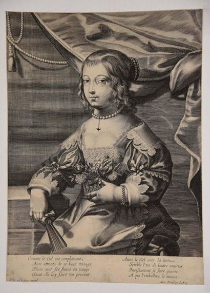null FALCK Jeremias (Gdańsk, Poland 1609 † 1677). [Portrait of a child]. Circa 1640....
