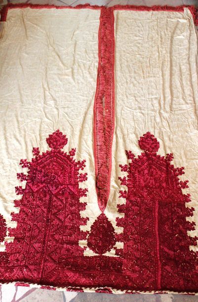 null Door (Morocco)

Cream damask and Rabat embroidery, red (small accidents), early...